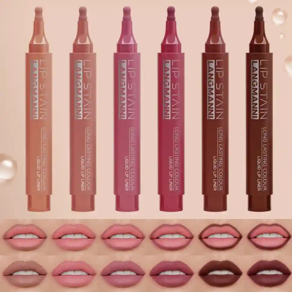 Liquid Lip Liner Pencil: Long-Lasting Matte Contour Pen | Tidesmit Lip Care Tidesmit
