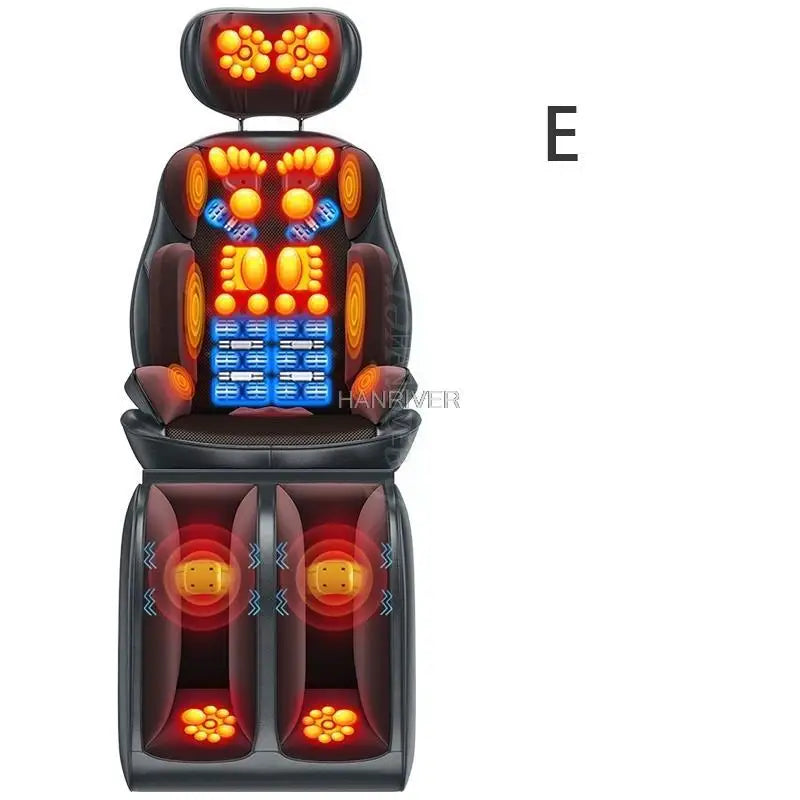 Full Body Electric Massage Chair - Deep Tissue Physiotherapy Brown Massage Chairs Tidesmit