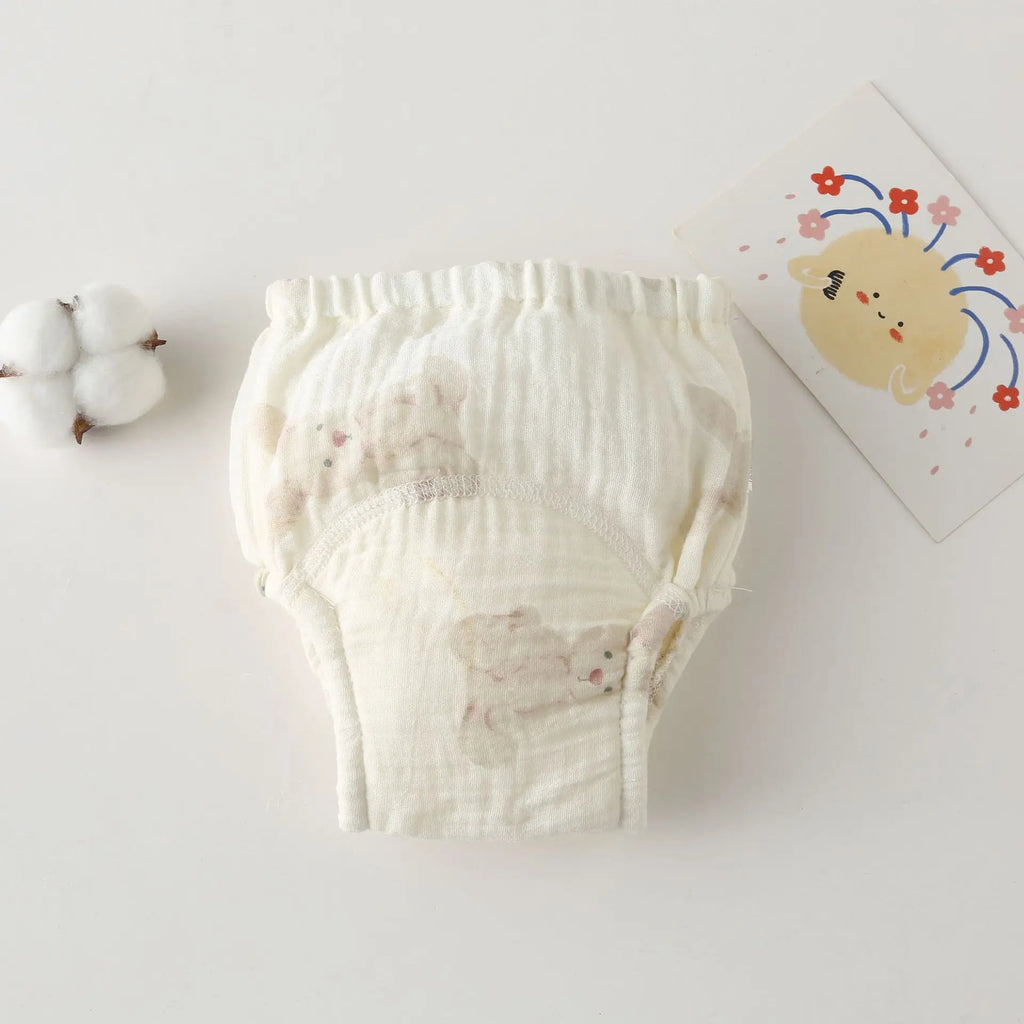 New Cotton Baby Waterproof Reusable Training Pants Baby Diaper Infant Shorts Nappies Panties Nappy Changing Underwear Cloth