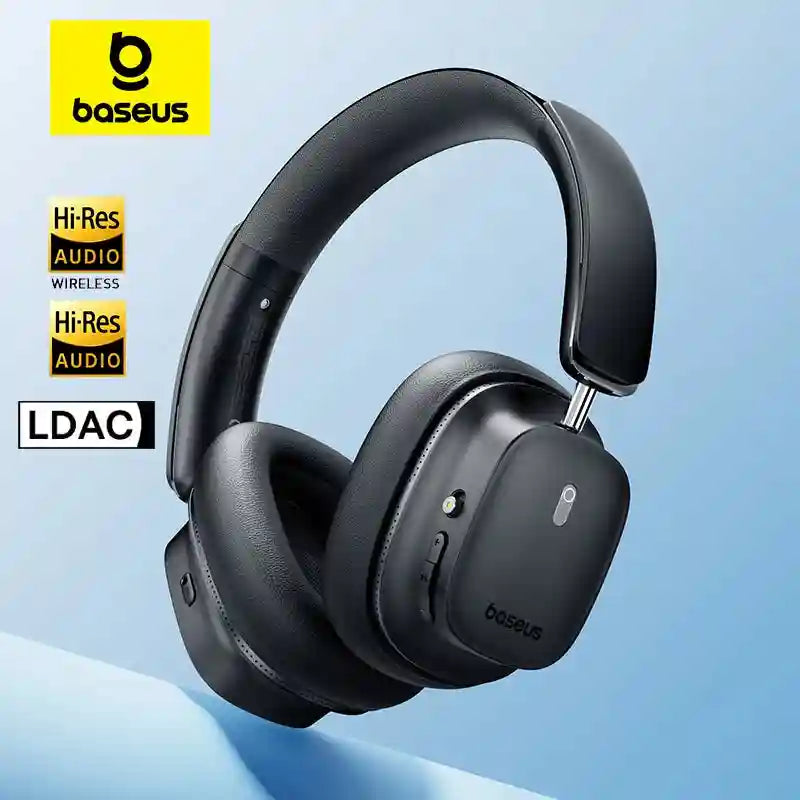 Wireless Headphones with Active Noise Cancellation & Spatial Audio - Black Tidesmit