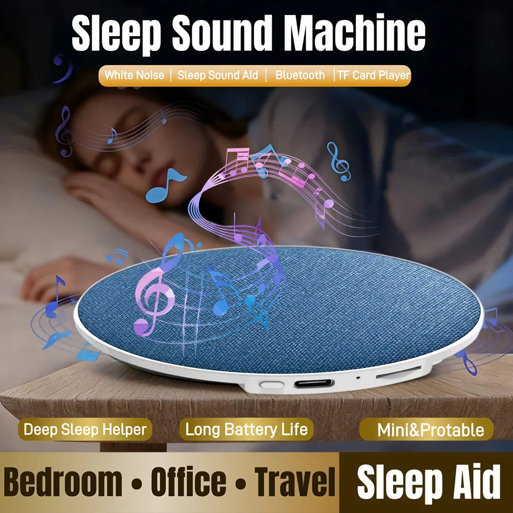 New Under Pillow Sleep Speaker Ultra Slim HiFi Noise Reduction Bone Conduction Sound Machine for Deep Sleep Relaxation 2026