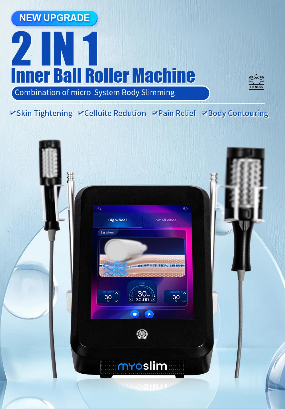 EMS Inner Ball Roller Massager for Targeted Body Sculpting and Muscle Relief Body Shaping Massage Equipment Tidesmit