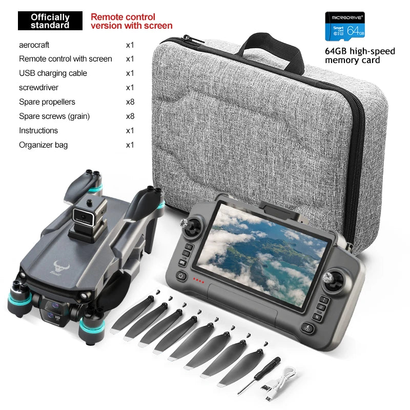 Tidesmit 8K GPS Drone with EIS Stabilization and Obstacle Avoidance SG603PRO-64G Tidesmit