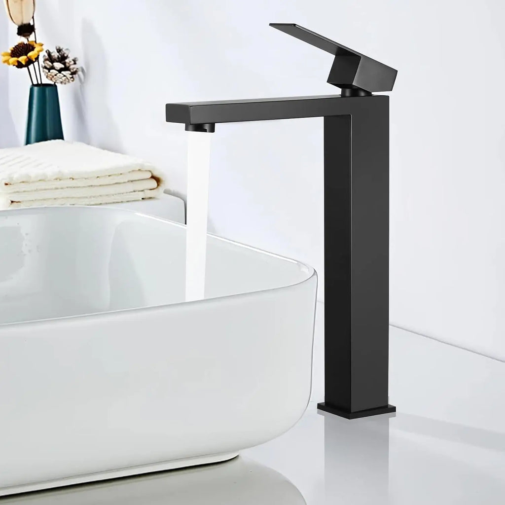 Modern bathroom mixer tap 360° swivel single handle hot and cold water basin mixer sink tap for kitchen and bathroom