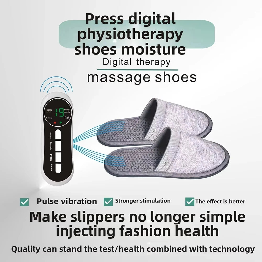 EMS Foot Massager Electric Pulse Relief Shoes - Portable Home Wellness Relaxation Treatment Tidesmit