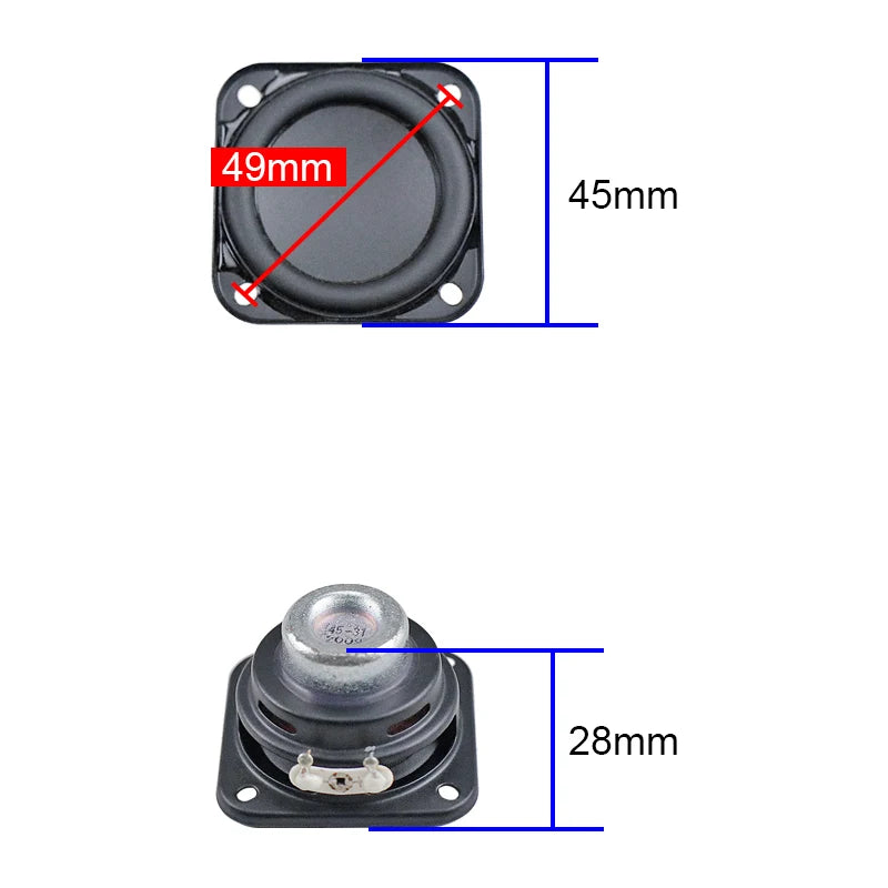 GHXAMP 1.75 inch 45MM For Harman Kardon Neodymium Full Frequency Speaker Small Intelligent loudspeaker horn 6ohm 6W