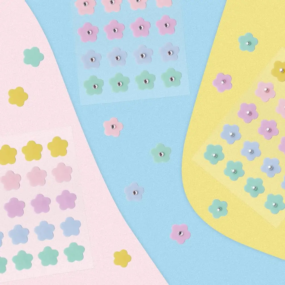 20/60pcs Hydrocolloid Acne Patches Flower Shape Pimple Patch For Face Spot Treatment Stickers For Overnight Makeup