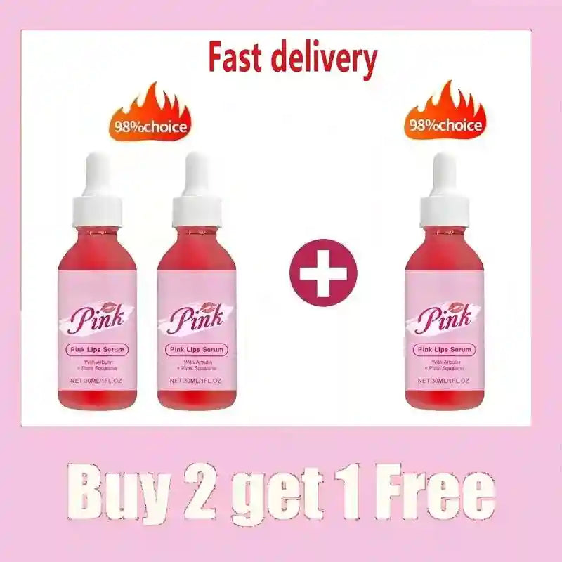 Instant Lip Plumping Serum | Moisturizing Anti-Wrinkle Treatment Lip Care 3pcs Tidesmit