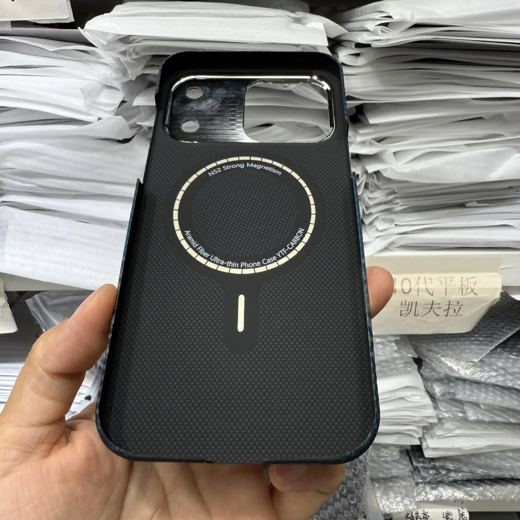 iPhone 17 Pro Max Aramid Fiber Case - Military-Grade Drop Protection Tidesmit