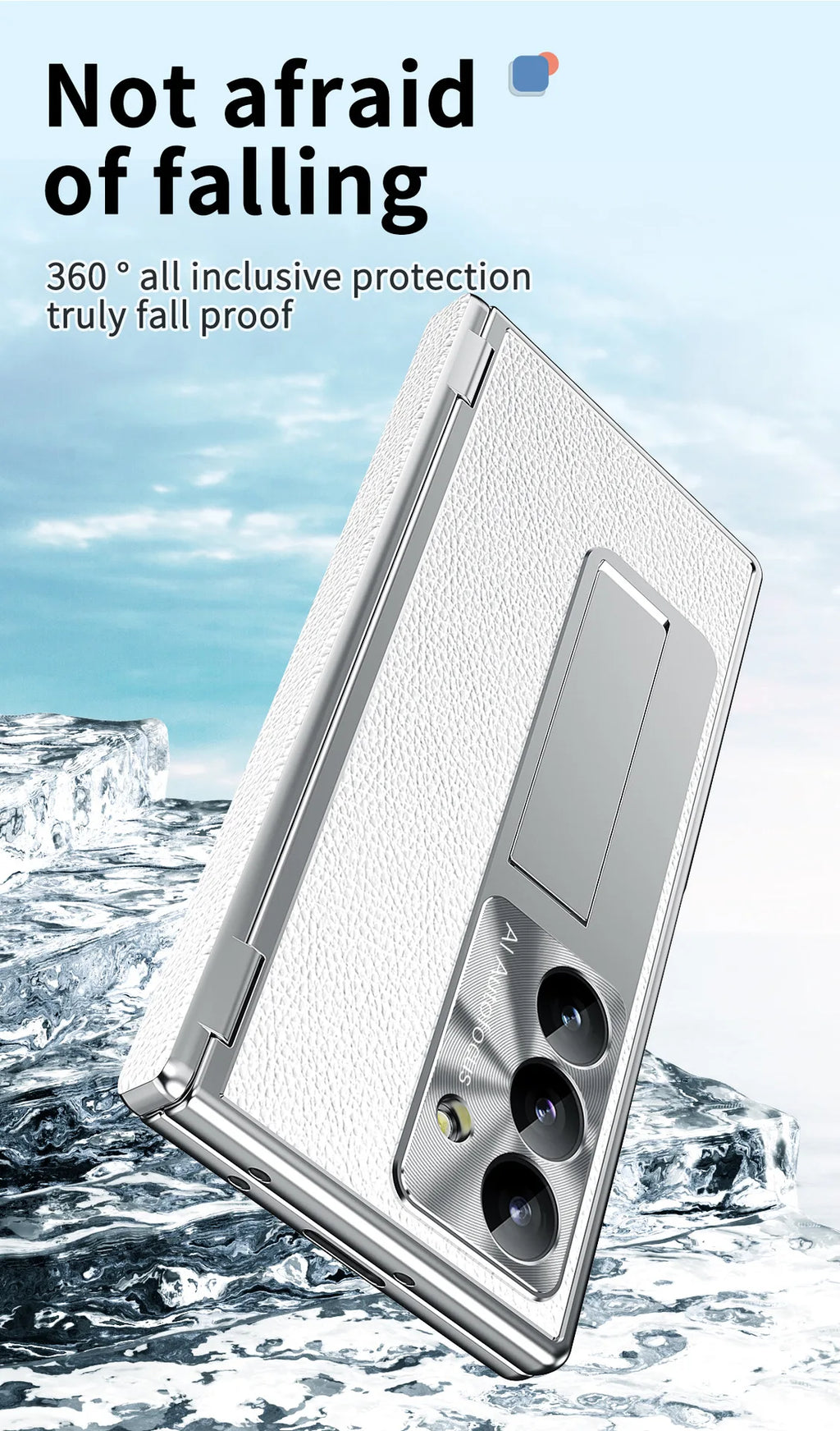 Samsung Galaxy Z Fold 7 Case with S Pen Slot & Hinge Protection Tidesmit