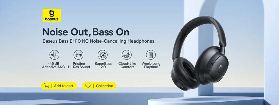 Wireless Headphones 3D Spatial Audio 70H Playtime Gray | Tidesmit Tidesmit