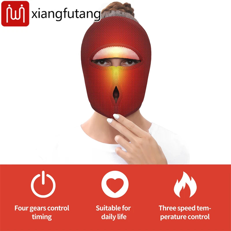 Heated Face Mask for Facial Relief and Circulation | Tidesmit Relaxation Treatment Tidesmit
