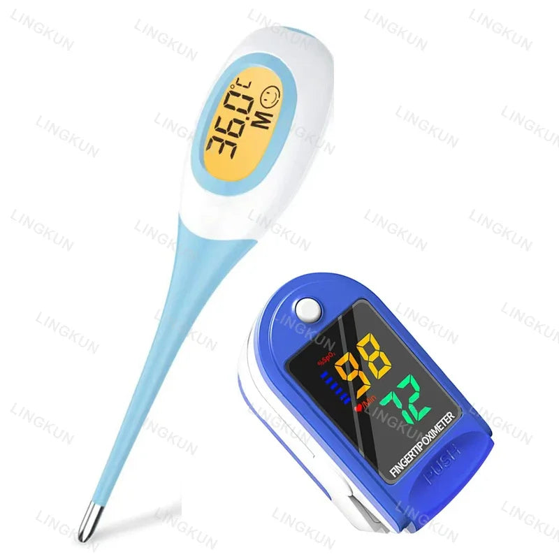 Hot Baby Digital Underarm Electronic Thermometer 8 Seconds Fast Measurement Celsius Fahrenheit Soft Head Oral Body Temperaturer
