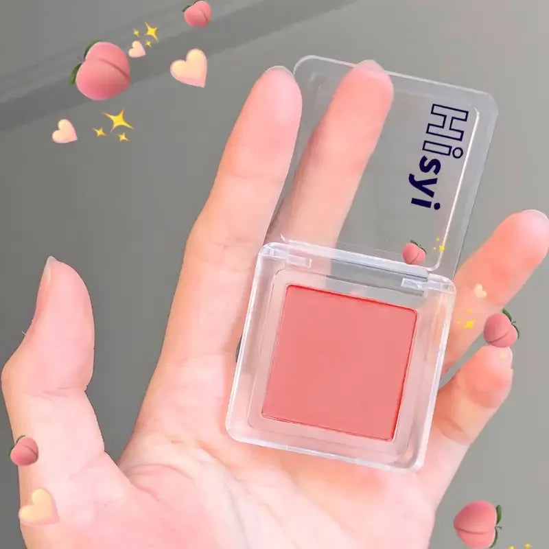 Tidesmit monochrome blush palette texture close-up for autumn winter makeup highlighting and matte contouring