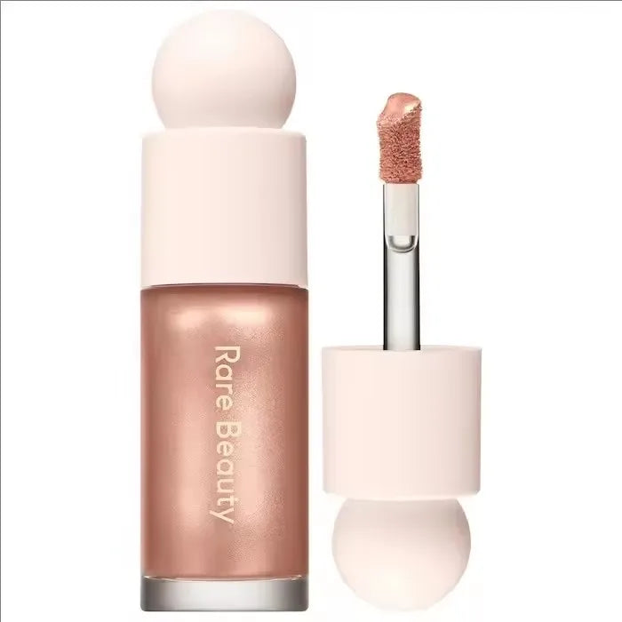 Tidesmit Rare Beauty style silky highlighter and liquid blush palette for lasting oil control face makeup detail view