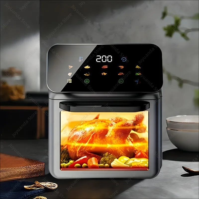 2026 New Air Fryer Large Capacity Touch Screen Visual Household Multifunctional Electric Oven