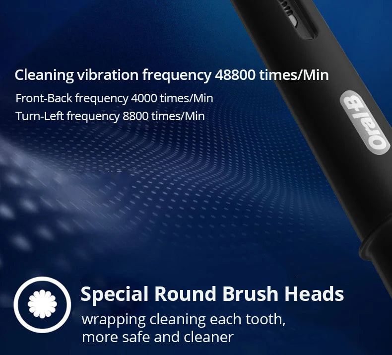 Oral B Sonic Electric Toothbrush PRO4000 RPO600 D12 Vitality Rotating Tooth Brush for Adults Oral Cares Rechargeable Waterproof