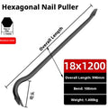 47/68/98cm Heavy-Duty Crowbar, Woodworking Nail Puller, Pry Bar, Auto Repair Tools, Construction Manual Disassembly Tools