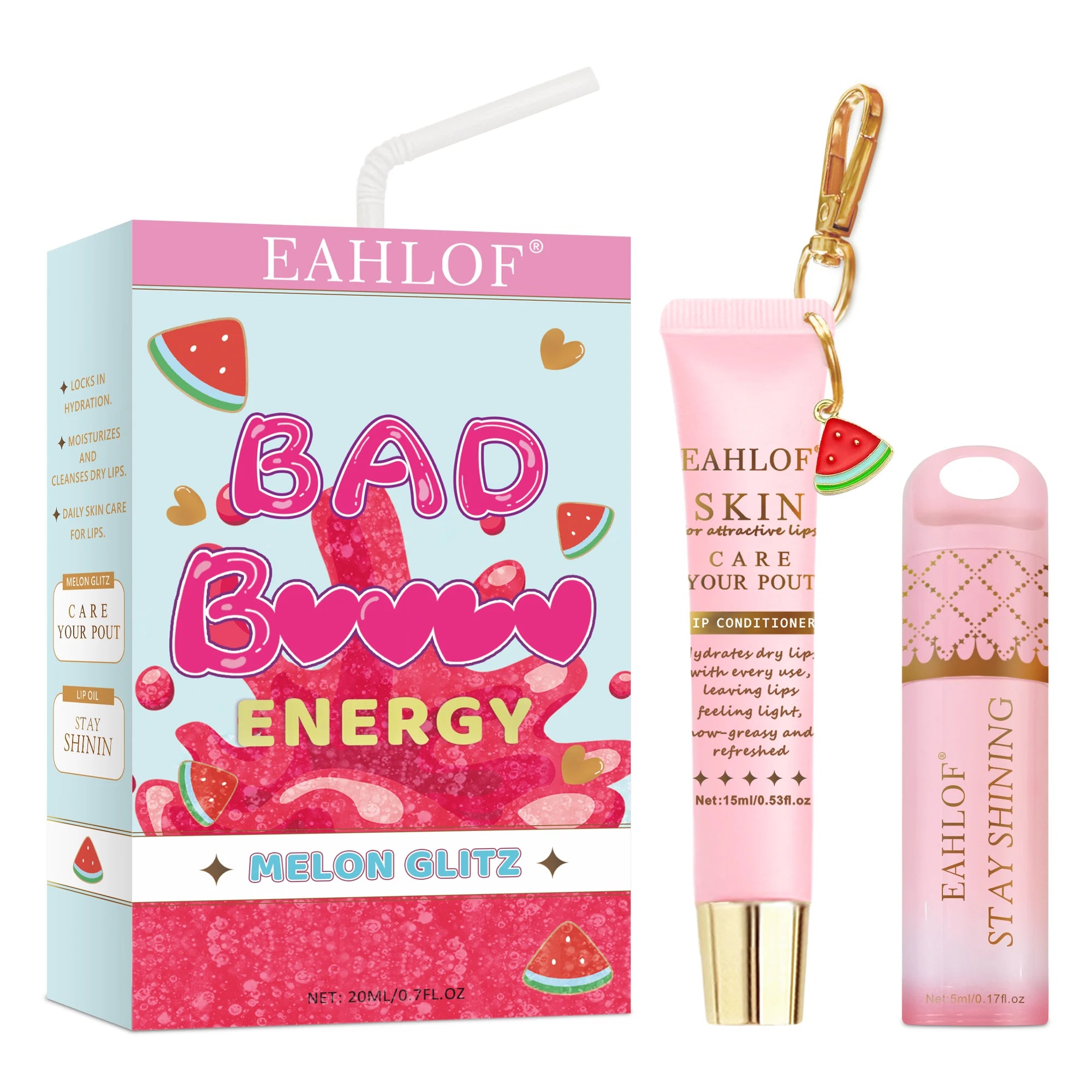 Moisturizing Lip Balm Mask - Intensive 15ml Treatment for Dry Lips Lip Care MELON GLITZ 15ml Tidesmit