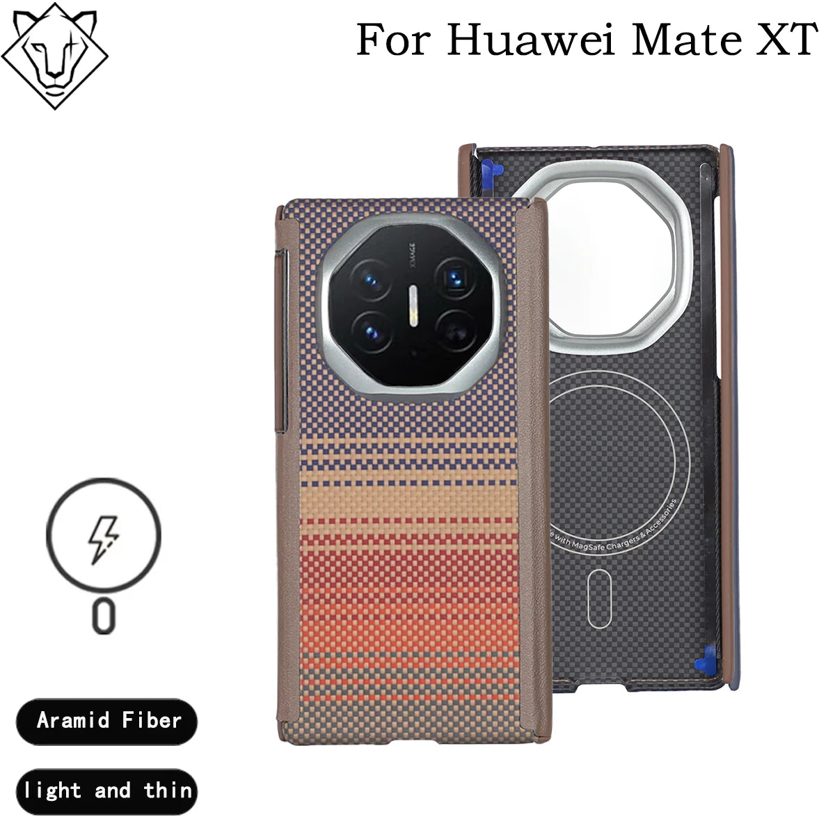 Aramid Fiber Case for Huawei Mate XT Ultimate - Ultra-Slim Protection Sunset M Huawei Mate XT Ultimate Tidesmit