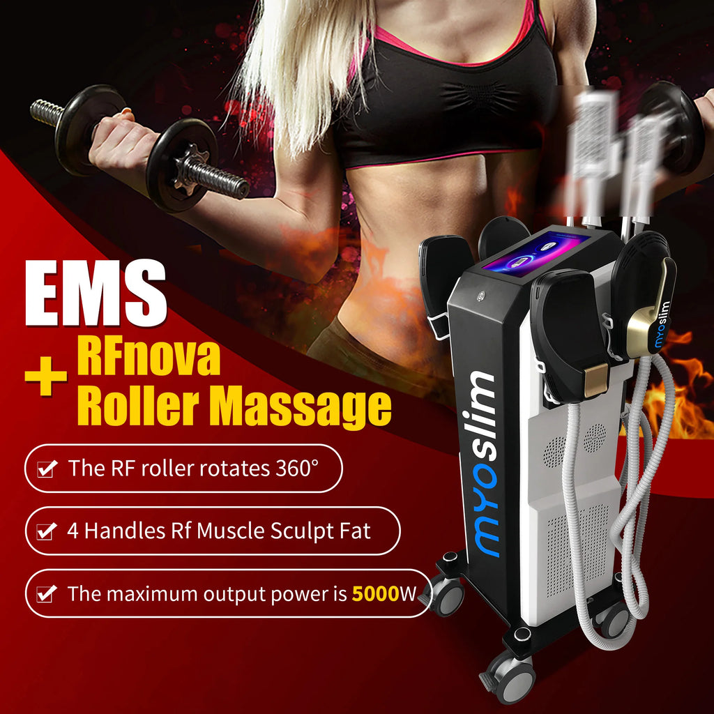 Body Sculpting Machine: 6500W RF Muscle Stimulator & Massager Body Shaping Massage Equipment Tidesmit