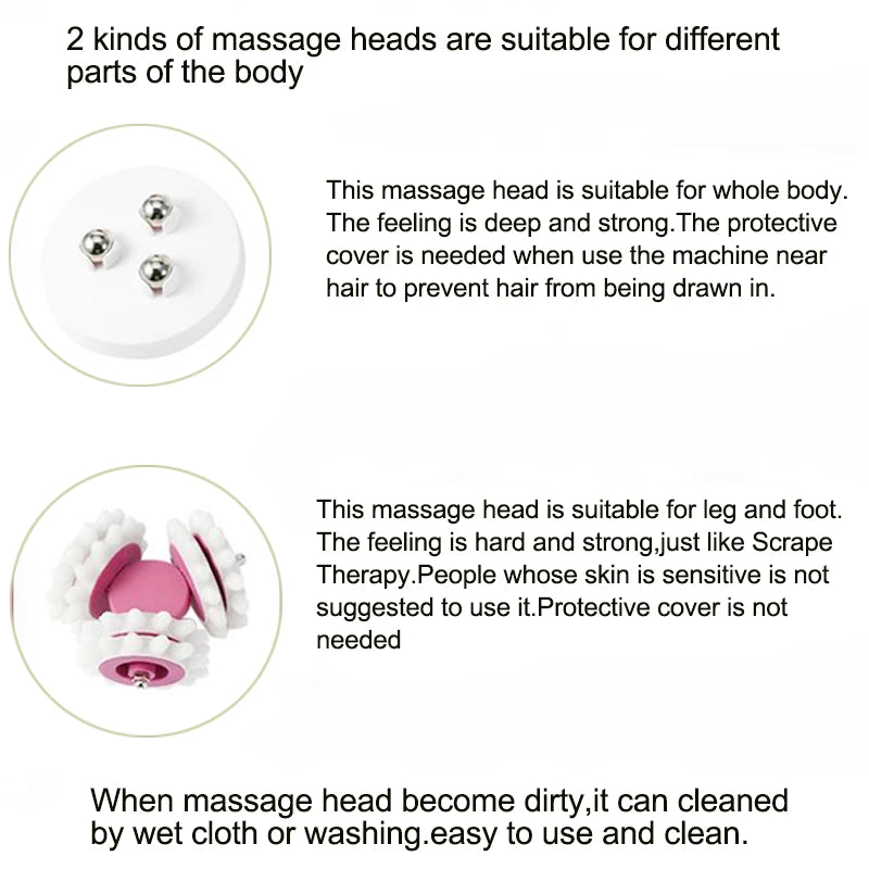 Electric Body Massager with 3D Infrared Heat Therapy by Tidesmit Body Shaping Massage Equipment Tidesmit