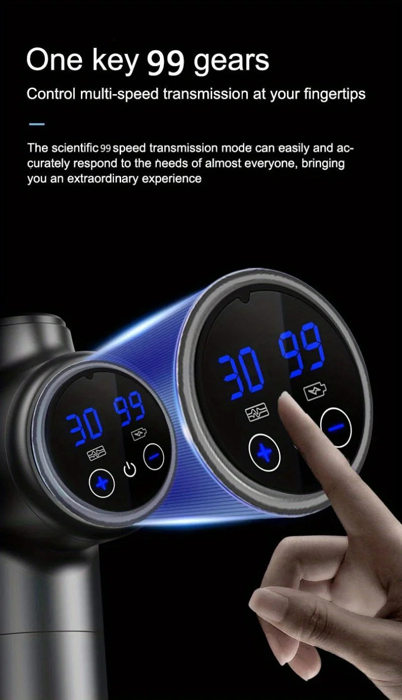 Tidesmit Muscle Massage Gun - Portable Deep Tissue Electric Massager Body Shaping Massage Equipment Tidesmit