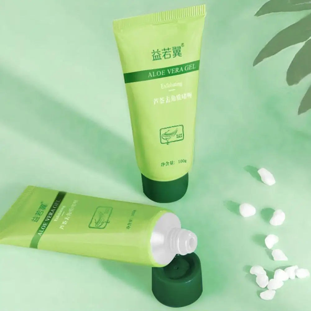 Aloe Vera Exfoliating Gel Body Scrub - Natural Cruelty-Free Skincare Scrubs Treatments Tidesmit