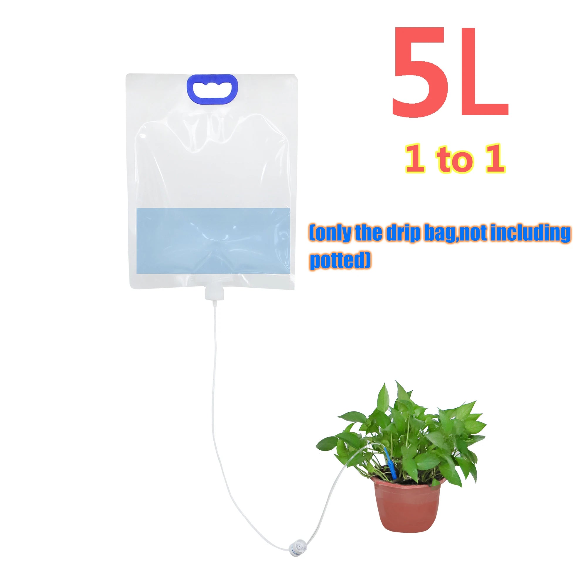 Self Watering Planter Insert Spike 3L/3.5L/5L Plant Watering Bag Automatic Drip Irrigation Kit Plant Watering Devices For Indoor