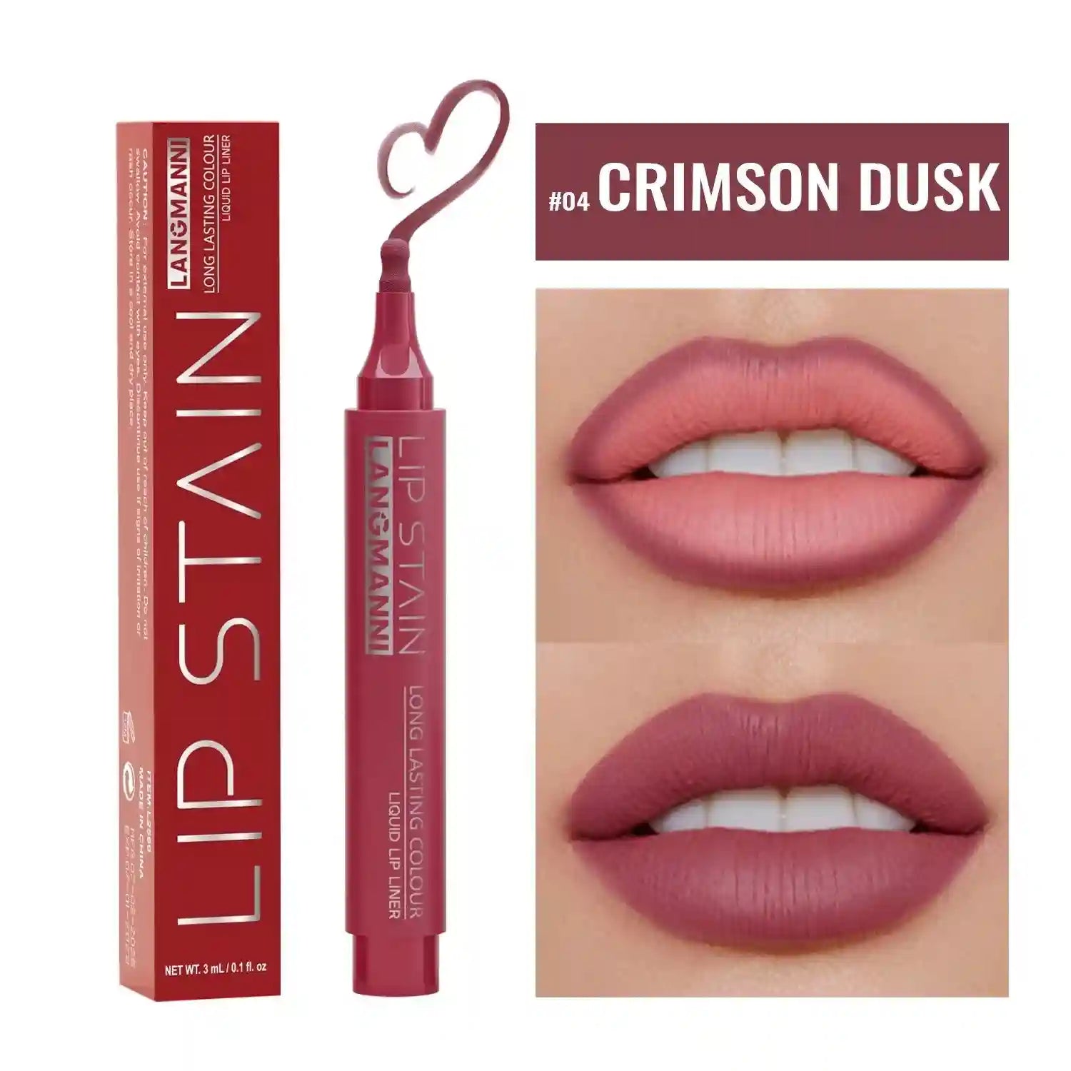 Liquid Lip Liner Pencil: Long-Lasting Matte Contour Pen | Tidesmit Lip Care 04 Tidesmit