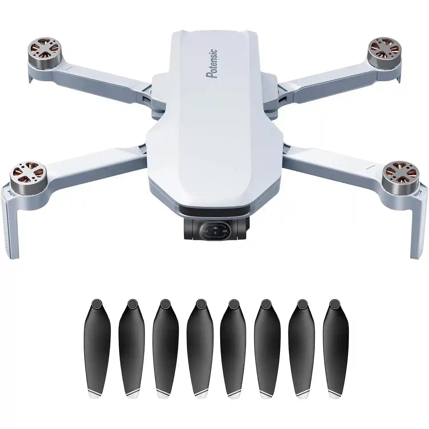 Potensic Atom Replacement Drone Body - Gray (Body Only) GRAY Tidesmit