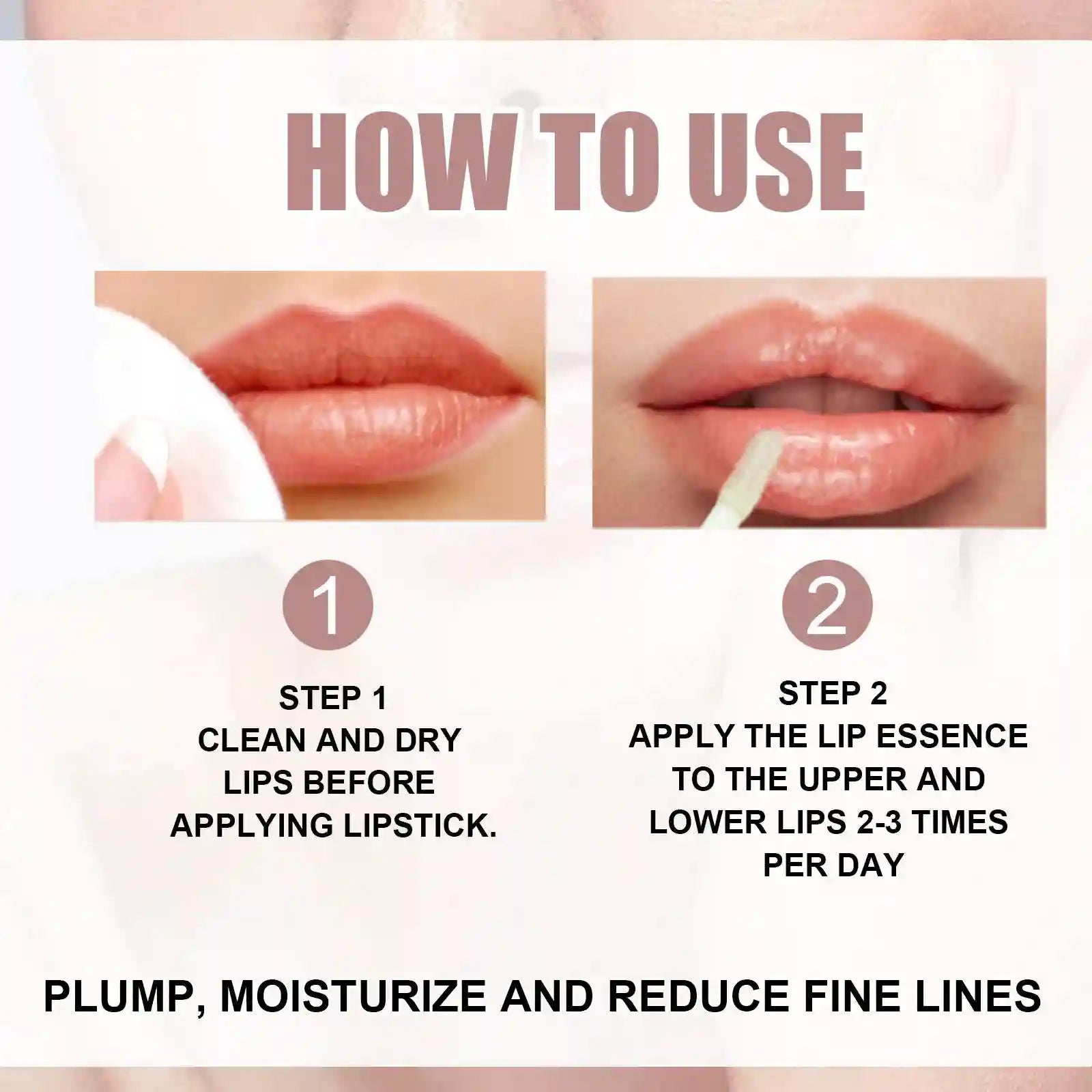 Lip Plumper Serum: Instant Volumizing Lip Treatment for Fuller Lips Lip Care Tidesmit