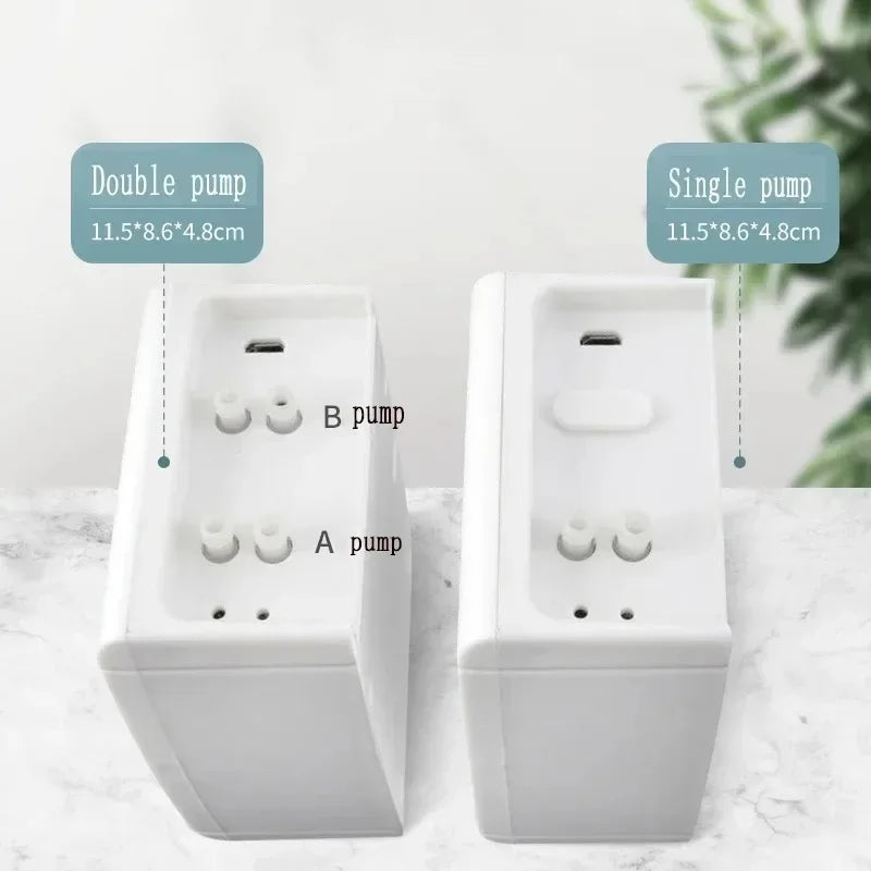 Automatic Solar Energy Drip Irrigation Device Double Pump Adjustable Valve Controller Timer System Intelligent Garden Watering