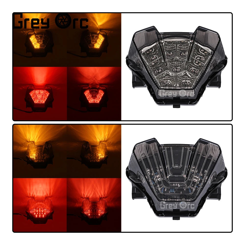 Motorcycle LED Rear Tail Light Brake Turn Signal Integrated Light For Yamaha MT-07 MT07 2018 2019 2020 2021 2022 2023 2024