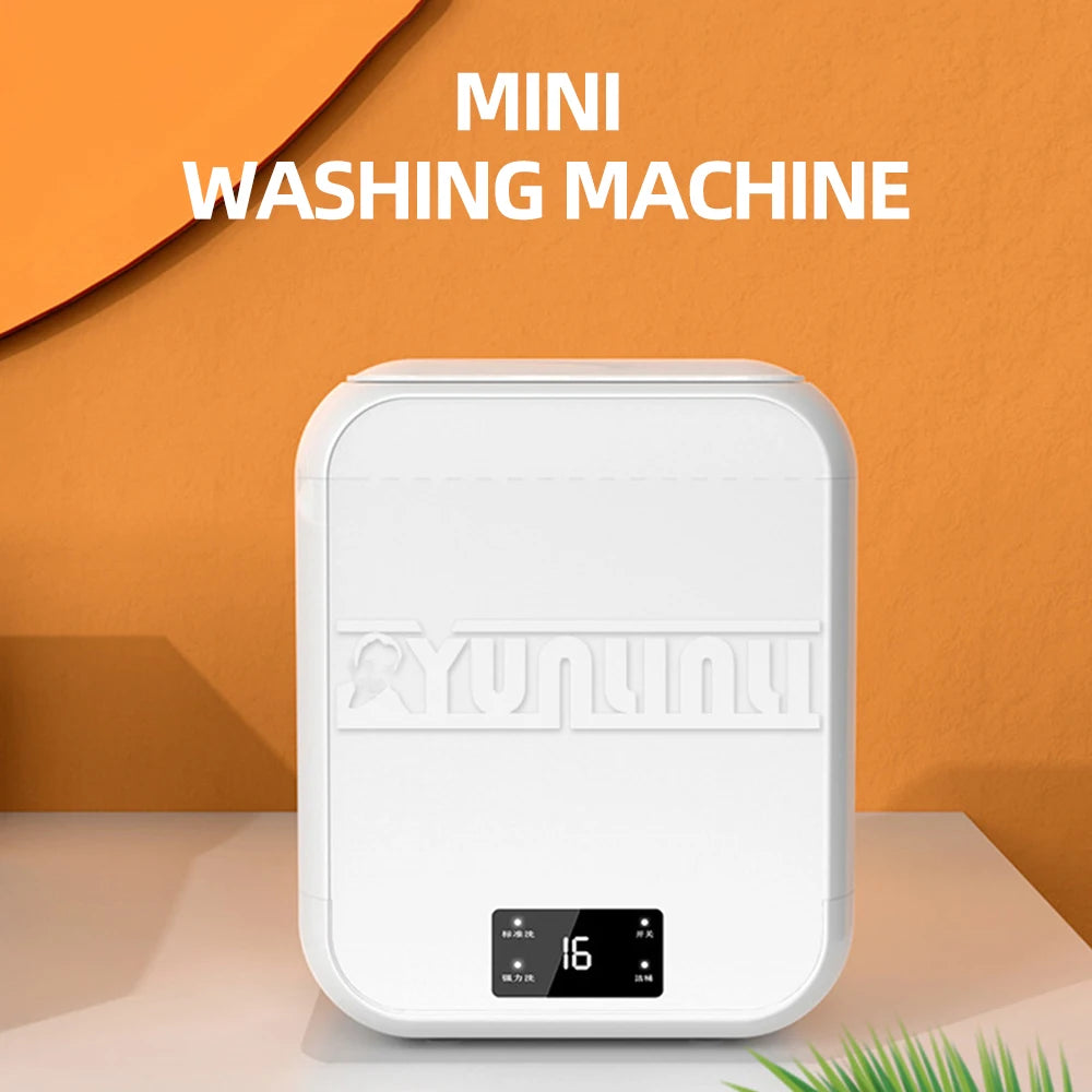 Tidesmit 12L semi-automatic mini portable washing machine featuring integrated drying function for compact laundry