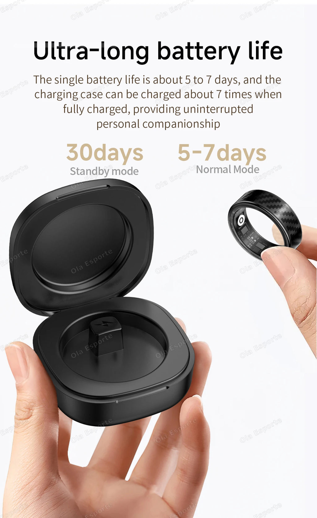 Newest Smart Ring Call Message Notification Hand Gestures Control Health Monitoring IP68 5ATM Waterproof Ring Men Women 2025 New