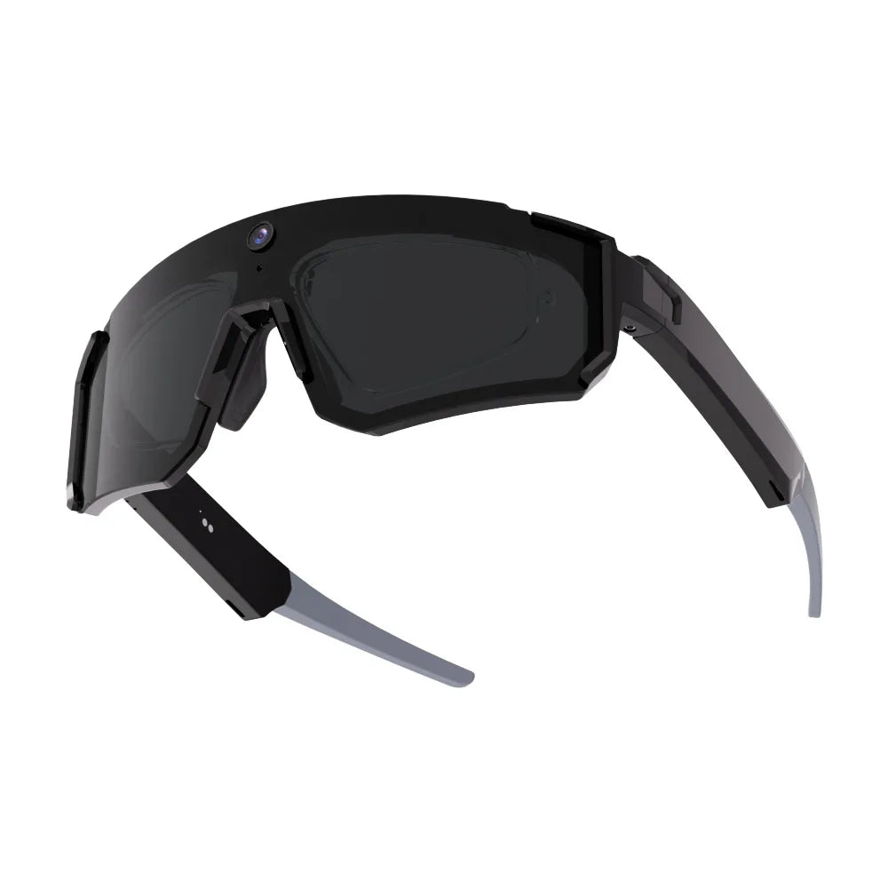 4K Polarized Smart Sunglasses with Bluetooth Audio & Camera - Tidesmit Black Tidesmit