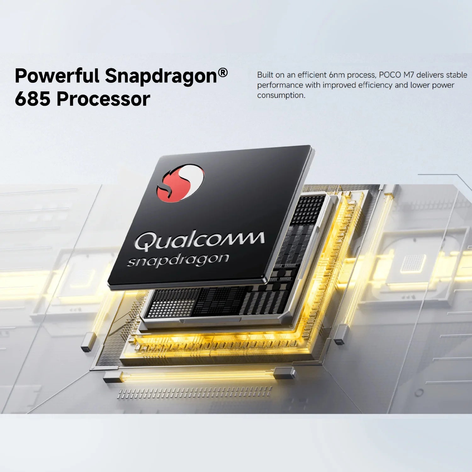 POCO M7 4G 8+256GB Global Version 6.9" 144Hz Powerful Snapdragon® 685 50MP AI Camera 7000mAh 33W Fast and 18W Reverse Charging