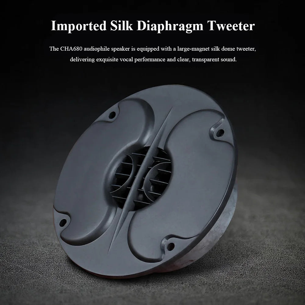 6.5 Inch Passive Hifi Bookshelf Speaker Home Audiophile Two Way Wooden Monitor Speaker Stereo 100w Output Power 4 Ohm Impedance