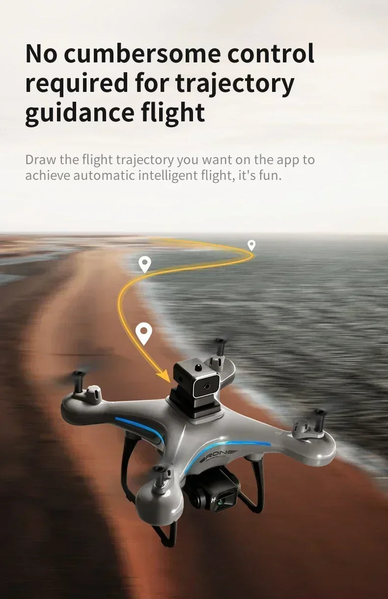 8K Camera Drone with Dual Lens Obstacle Avoidance - Foldable Quadcopter Tidesmit