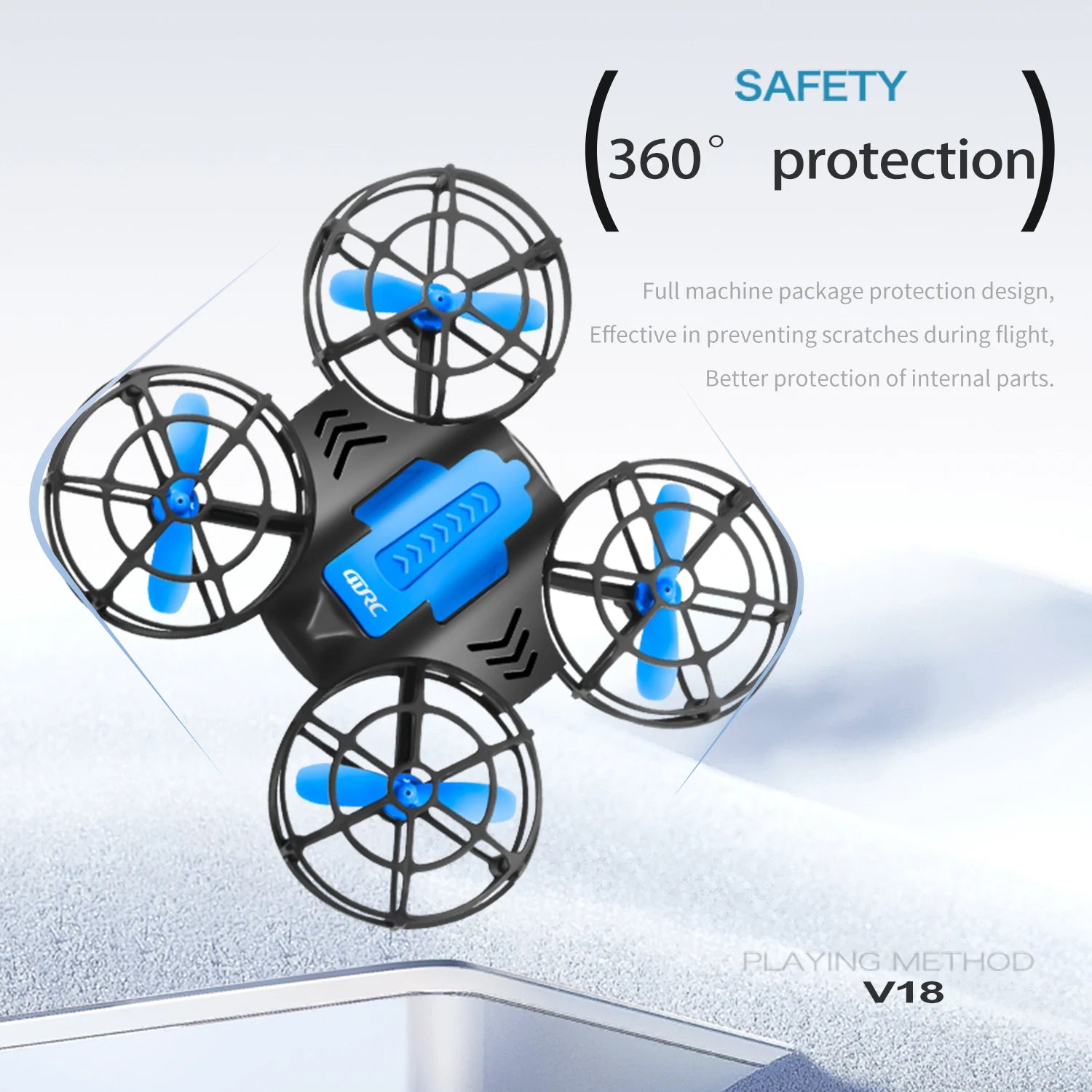 Mini RC Drone for Kids - Headless Mode, 360 Flips, V8-V18 Models Tidesmit