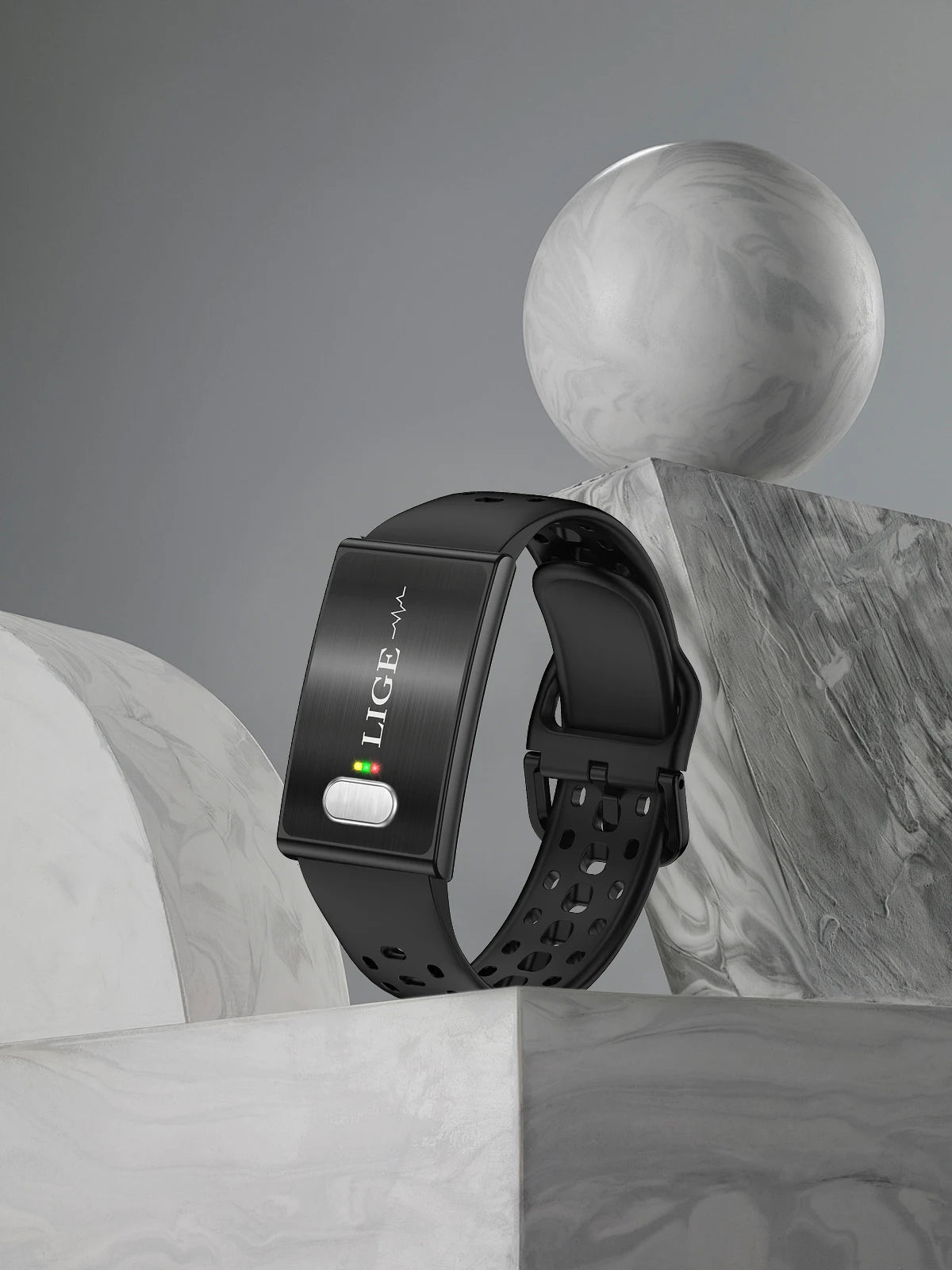 ECG Health Smart Bracelet 2026 New HRV Monitor Fitness Tracker Wristband Sport Band Waterproof No Screen Smartwatch Women Men