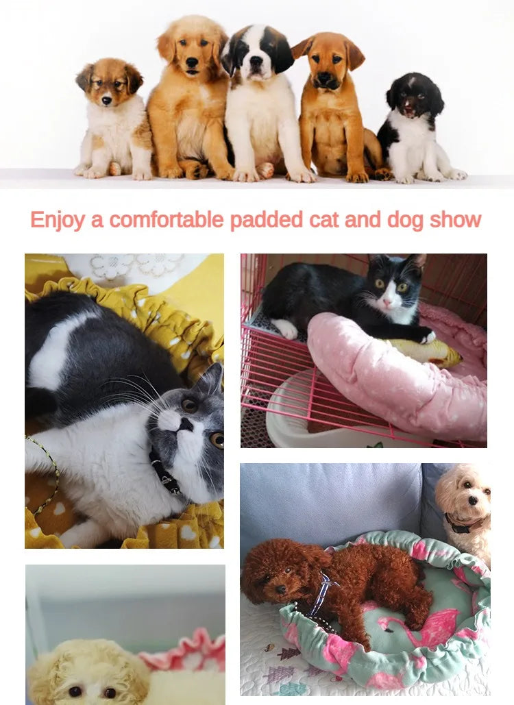 Creative Soft Warm Pet Bed Nest Dual-Use Adjustable Drawstring Pet Nest Bed Pet Cushion For Cats Puppies Pet Supplies
