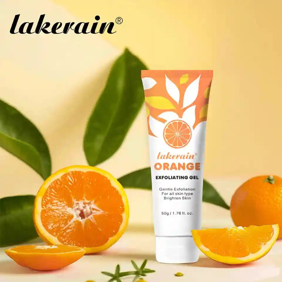 Orange Exfoliating Gel for Radiant Skin - Natural Brightening Treatment Scrubs Treatments Tidesmit
