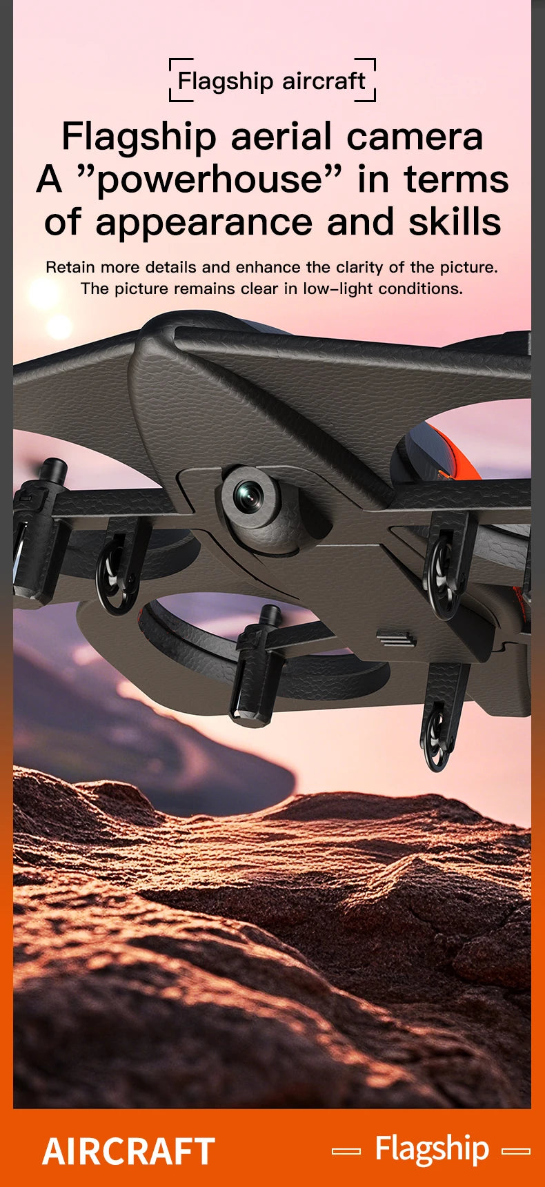 Mini Camera Drone with Long Range and Extended Flight Time - Blue Tidesmit