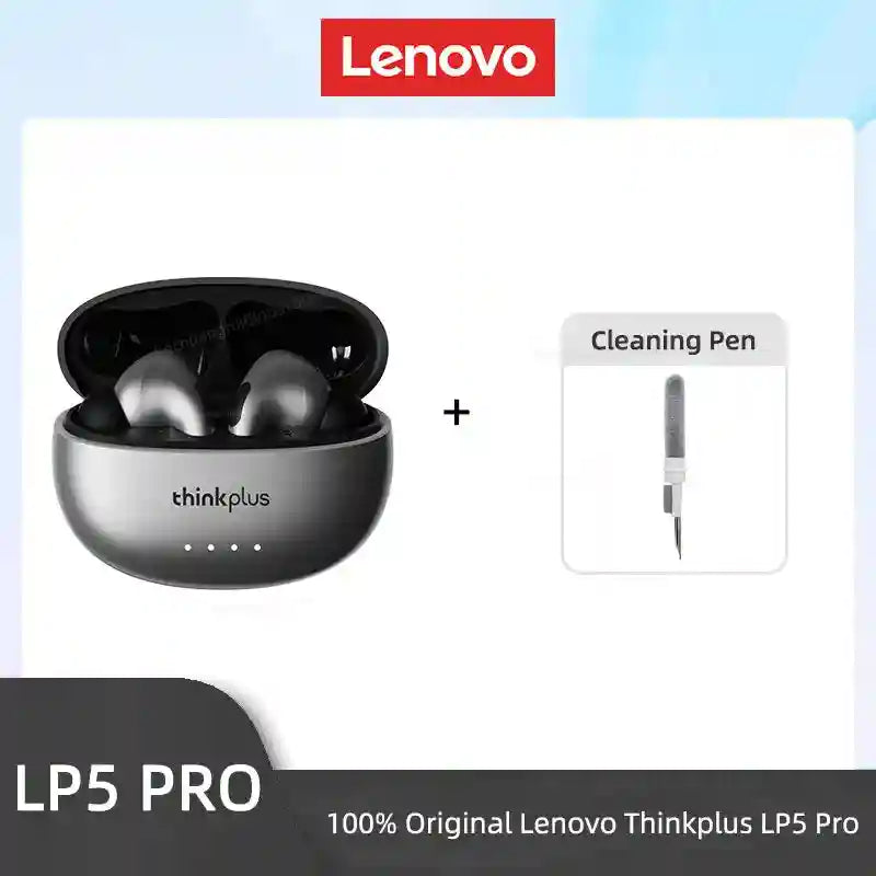 Wireless Bluetooth Earbuds with Low Latency Audio for Gaming LP5Pro Gray CleanPen Tidesmit
