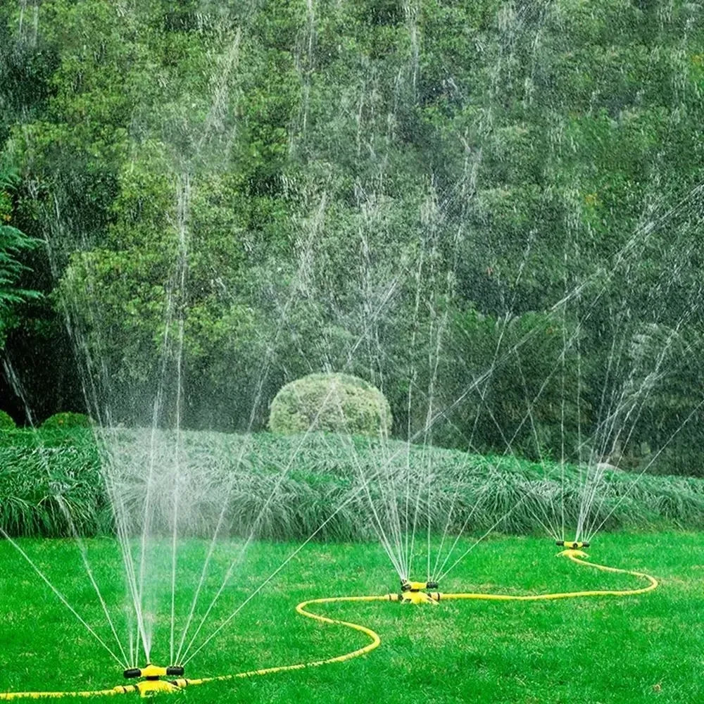 360 Degree Automatic Rotating Water pipe set Garden Lawn Sprinkler Yard Large Area Coverage Watering Irrigation Spraye 2027