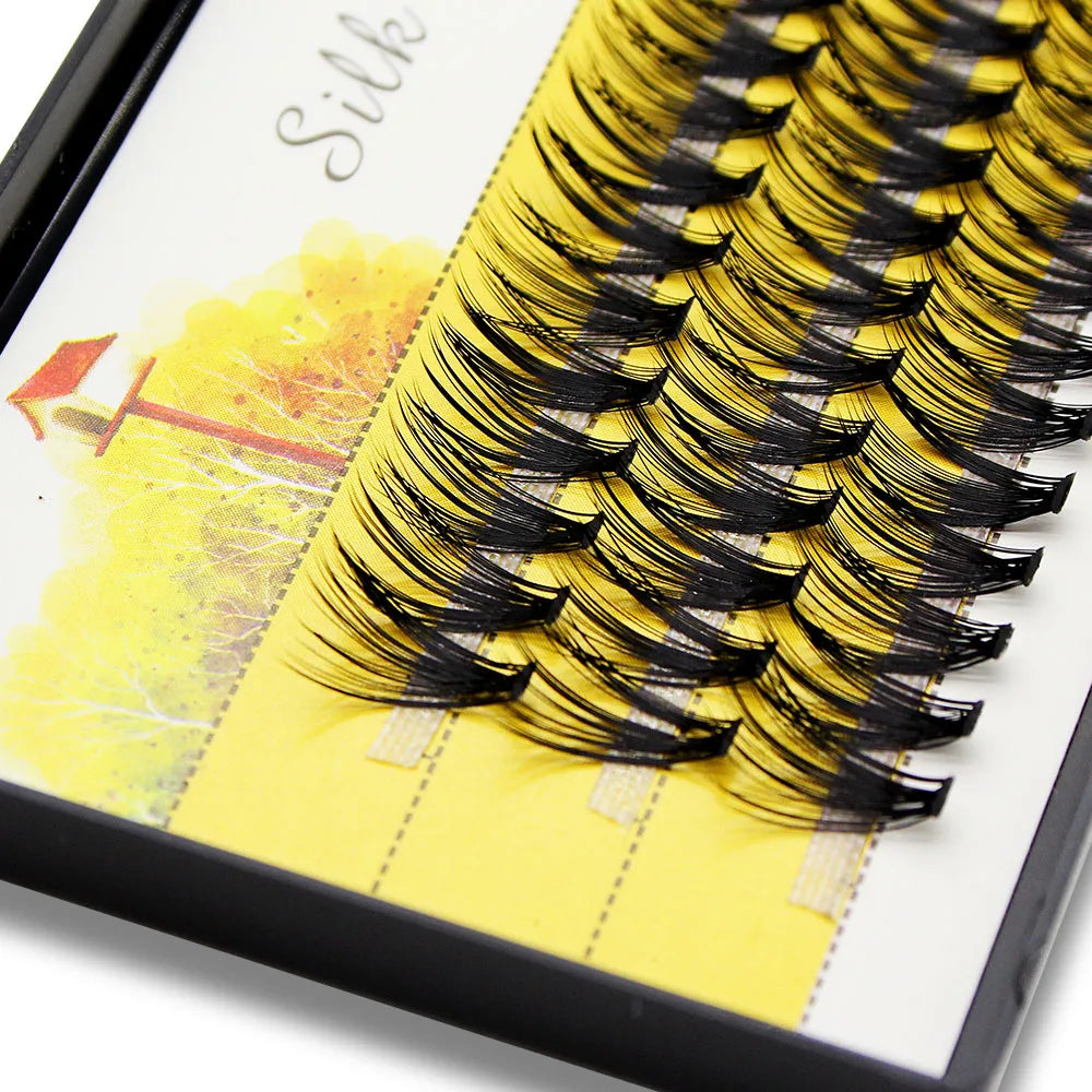 Individual Cluster 3D Volume Silk Lashes by Tidesmit False Eyelashes Tidesmit