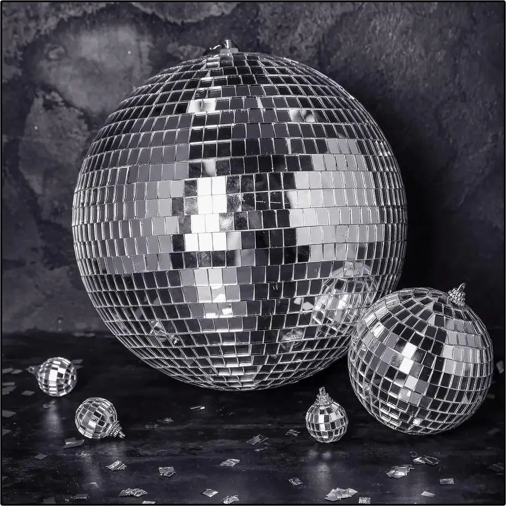 Creative Waterproof Self-adhesive Mosaic Stereo Acrylic Wall Sticker Tile Disco Stickers Mirror Crafts DIY Disco Ball