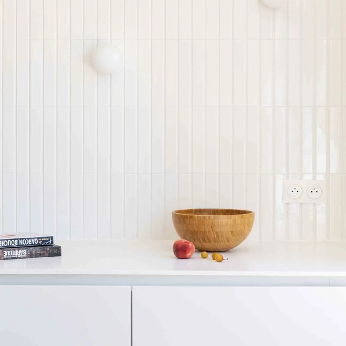 5/10pcs(Thickened Design)3D Straight Mosaic Peel and Stick Backsplash, Kitchen Backsplash Tiles, Self-Adhesive Tile for Kitchen
